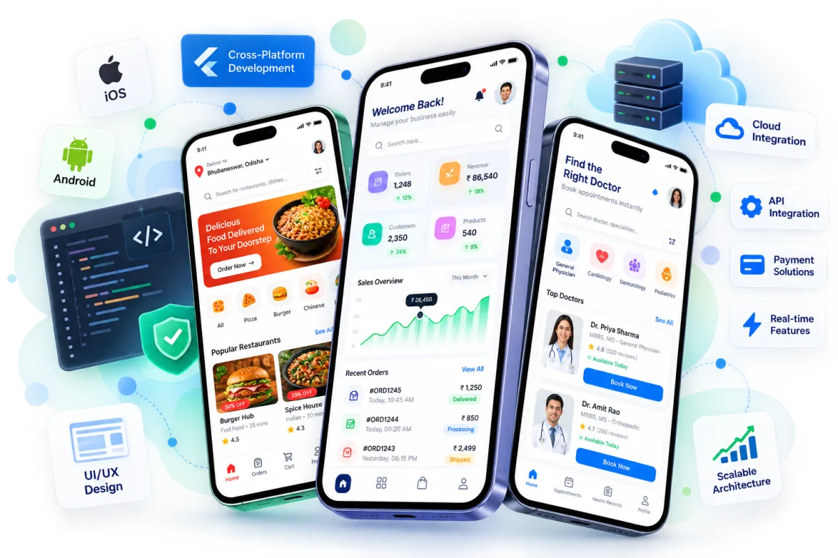 Custom Mobile App Development for iOS and Android