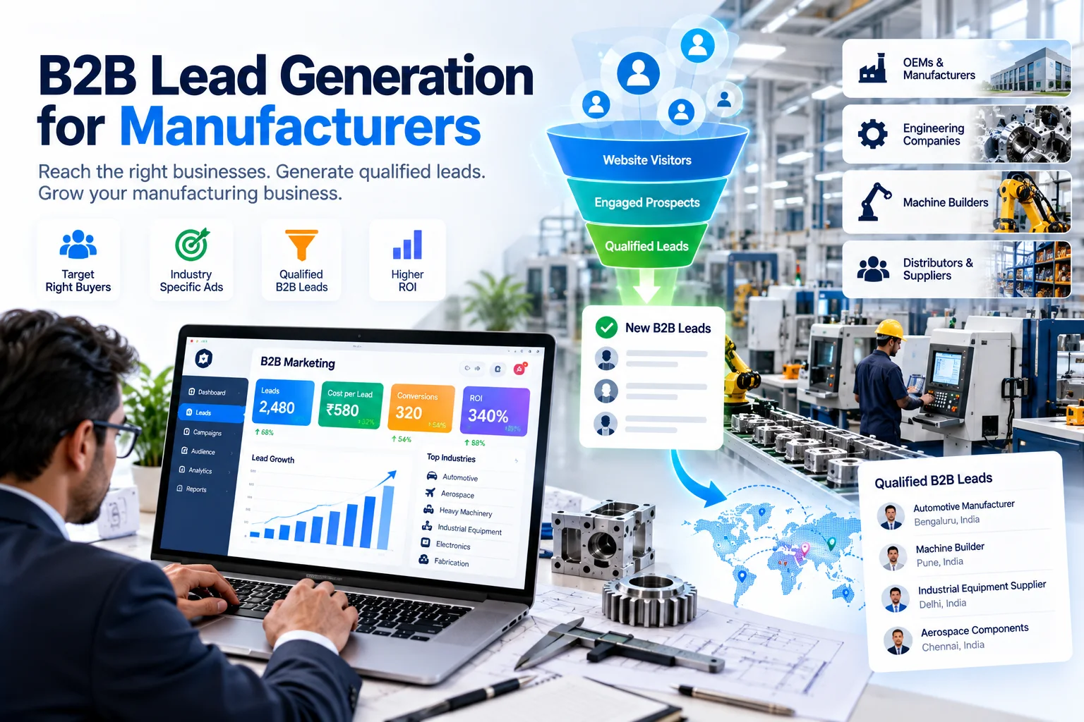 B2B Lead Generation for Manufacturers